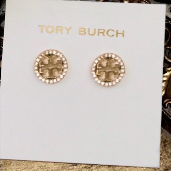 Gold plated Tory Burch Earrings - Picture 1 of 3
